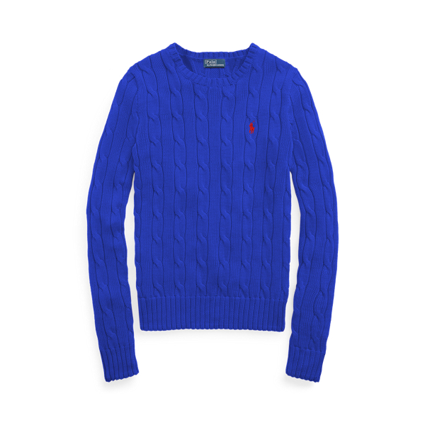 Polo Ralph Lauren Cable-Knit Cotton Crewneck Sweater