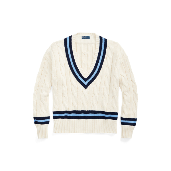 Cable knit cricket jumper outlet
