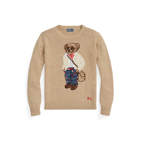 Camisola de mistura de algodão Polo Bear