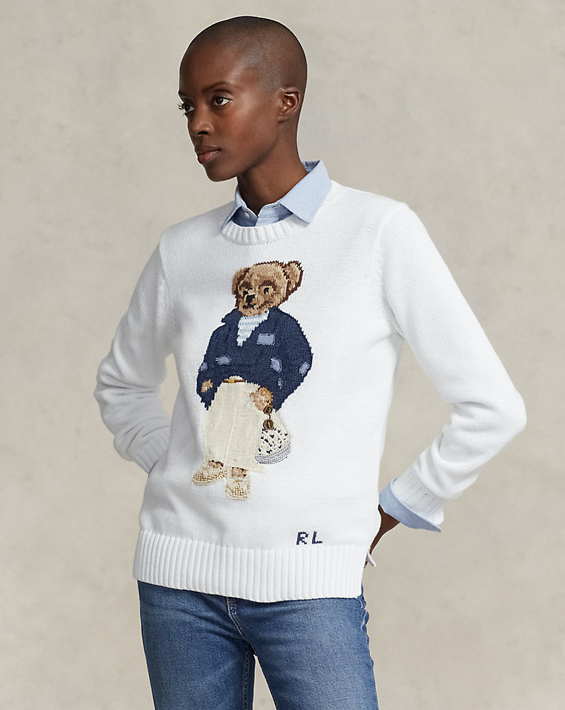 Camisola de mistura de algodão Polo Bear Polo Ralph Lauren 1