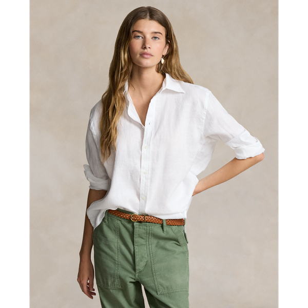 Oversize Fit Linen Shirt