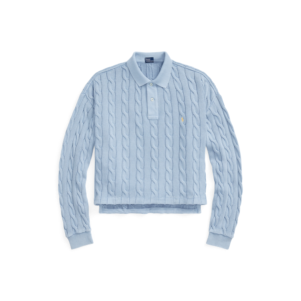 Cable Cotton Polo Shirt