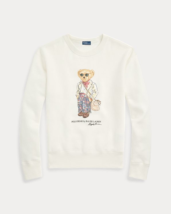 Polo Bear Fleece Crewneck Sweatshirt