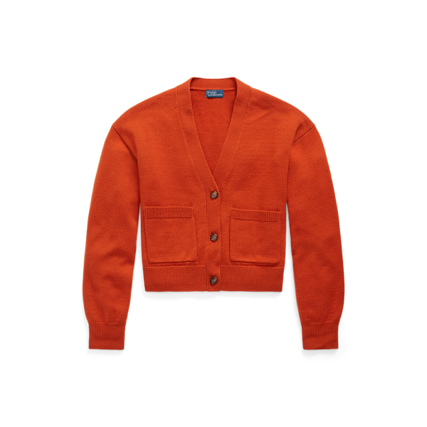 Merino Wool V-Neck Cardigan
