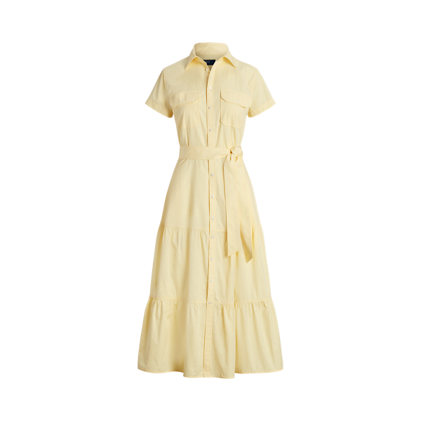 Cotton Broadcloth Shirtdress