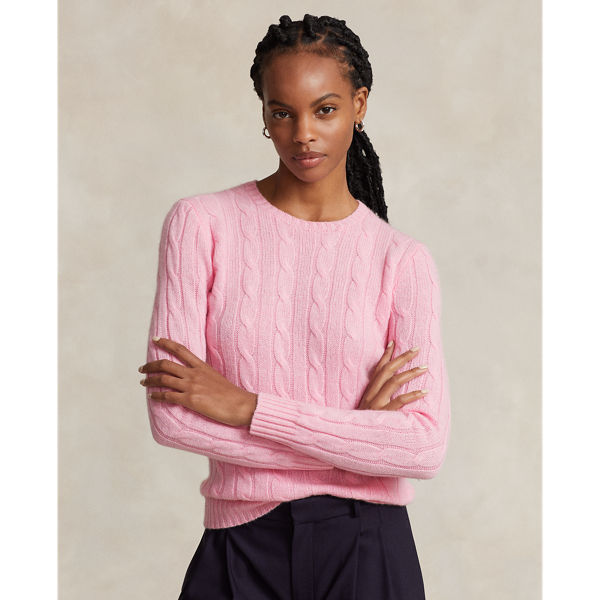 Women's Cable-Knit Cashmere Sweater