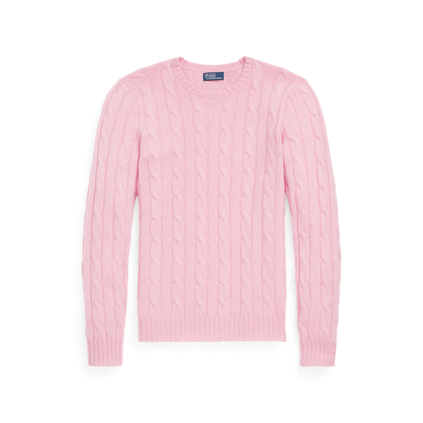 Cable knit cashmere sweater ralph lauren clearance