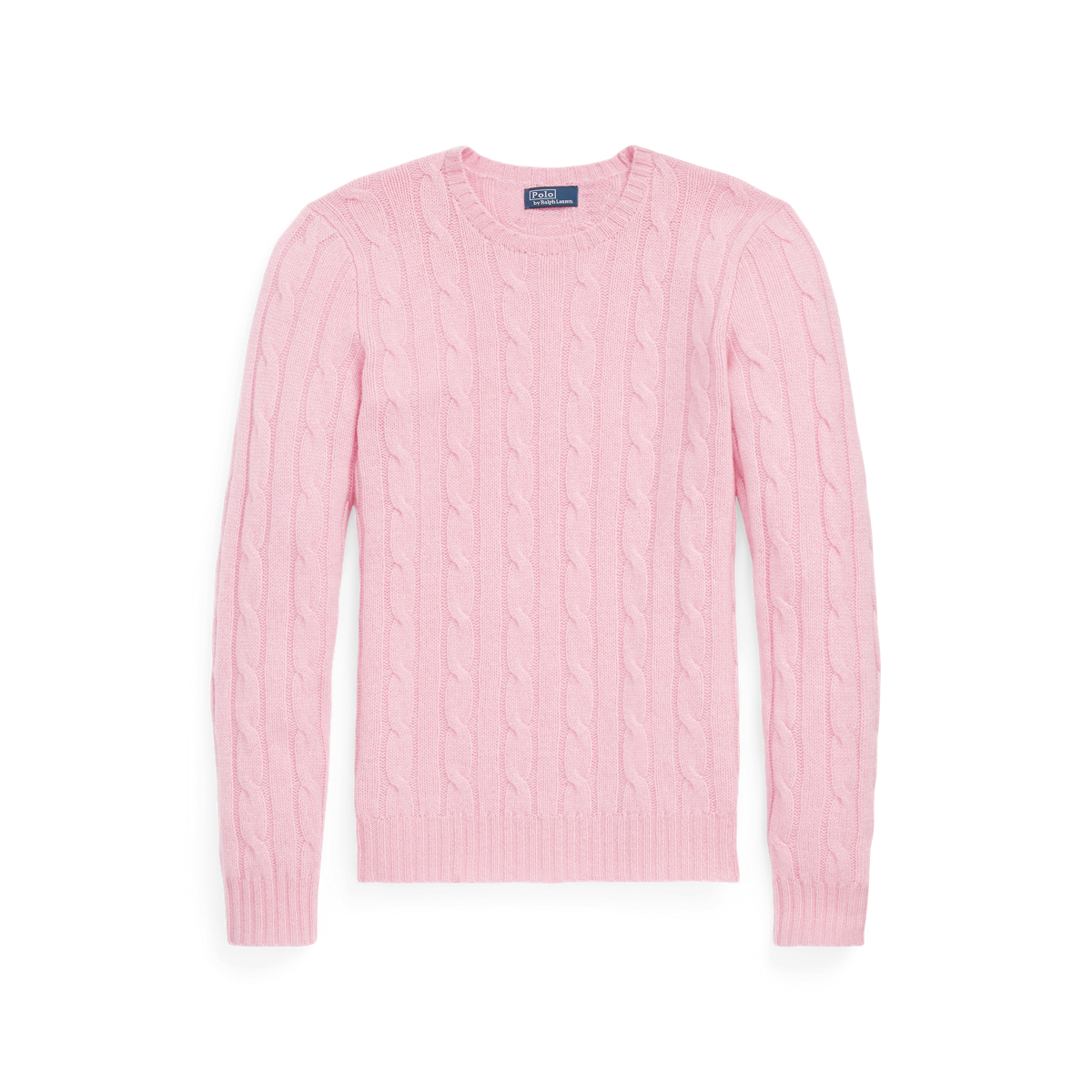 Ralph Lauren Women's Cable-Knit Cashmere Sweater - Size XS in Carmel Pink