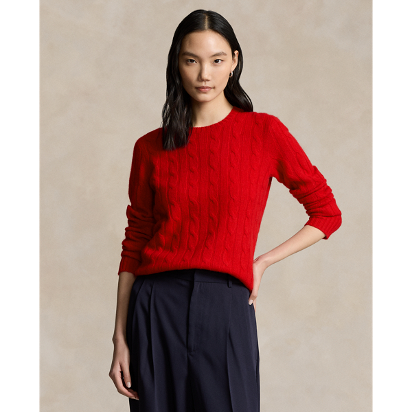 Women's Red Polo Ralph Lauren Sweaters