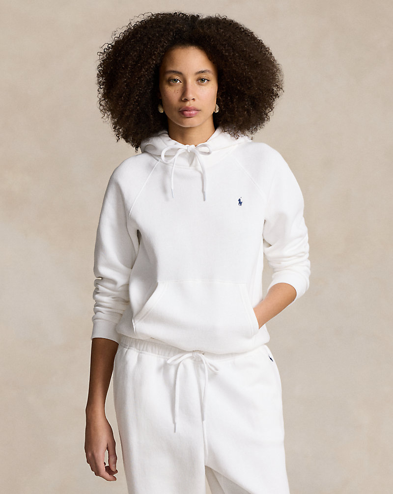 Shrunken fit fleece hoodie Polo Ralph Lauren 1