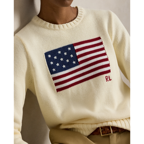Polo Ralph Lauren Flag Cotton Crewneck Sweater 5