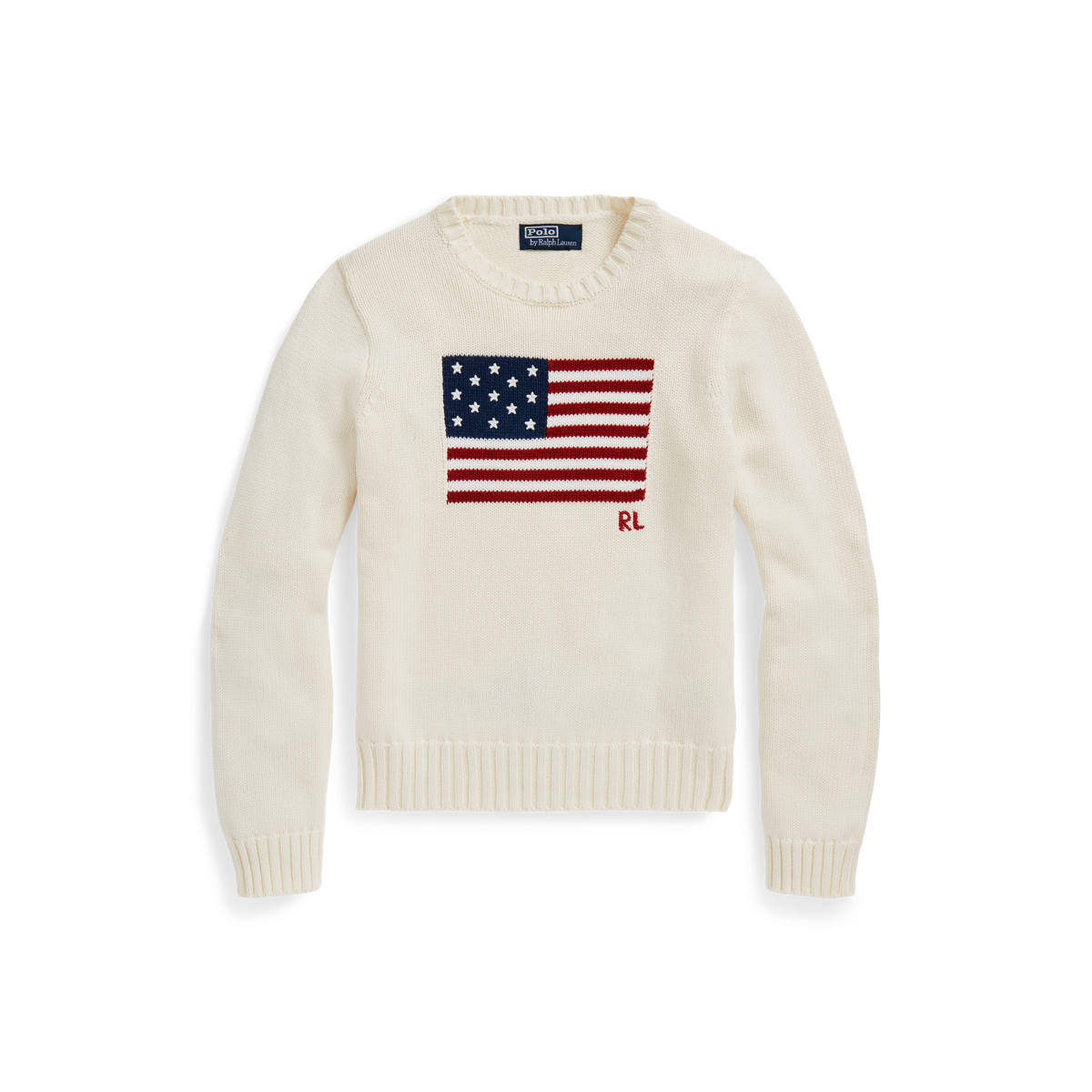 Flag Logo Crewneck Sweater