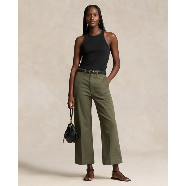 Chino Wide-Leg Trouser