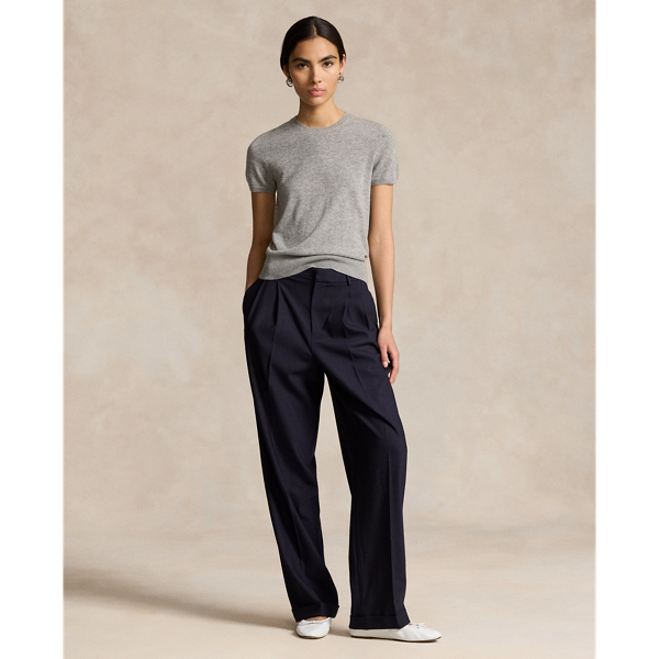 Wool-Blend Wide-Leg Trouser Polo Ralph Lauren 1