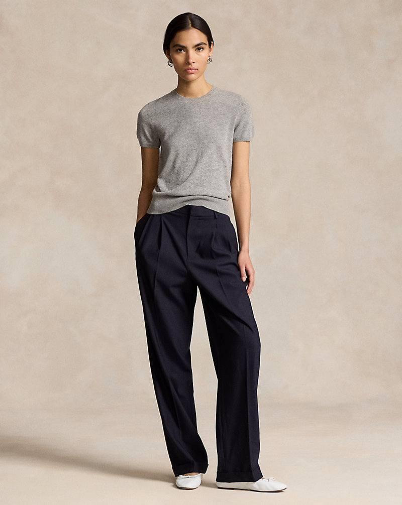 Wool-Blend Wide-Leg Trouser Polo Ralph Lauren 1