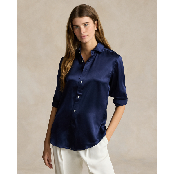 Classic Fit Silk Shirt