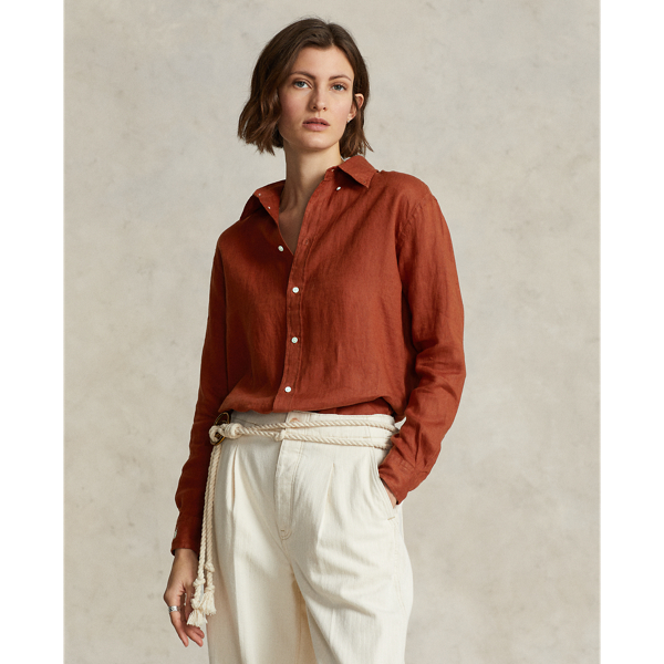 Chemise décontractée en lin pour femme Ralph Lauren® FR