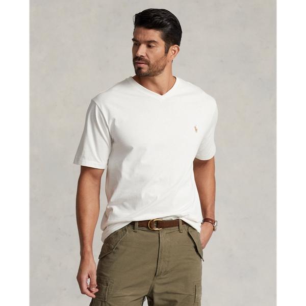 Jersey V-Neck T-Shirt Big & Tall 1