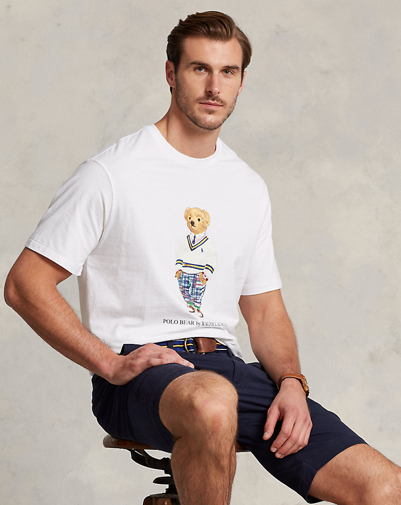 T-shirt Polo Bear en jersey Big & Tall 1