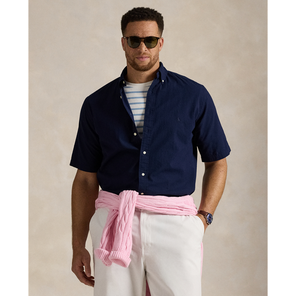 Seersucker ralph lauren clearance shirt