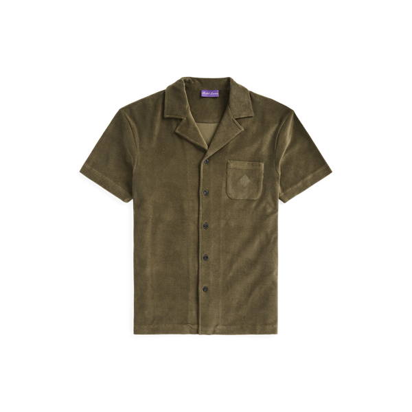 Monogram Terry Camp Shirt