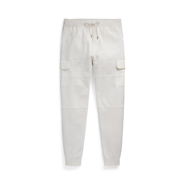 Linen-Blend Cargo Jogger