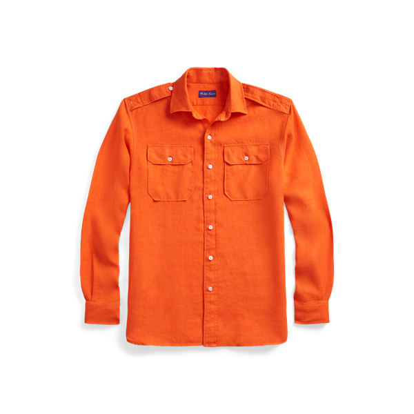 Textured Linen Dobby Shirt