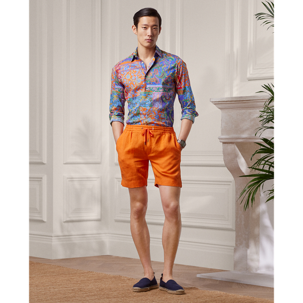 Textured Linen Dobby Short