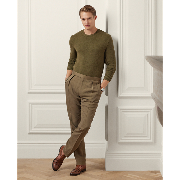 Purple Label Silk-Linen Crewneck Jumper 3