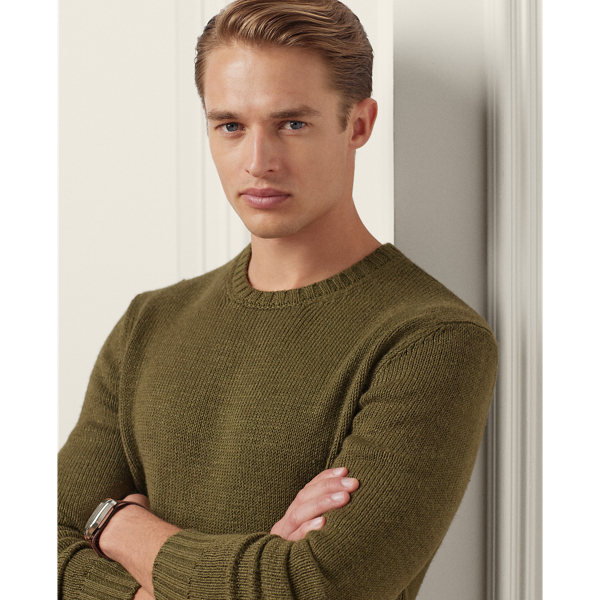 Purple Label Silk-Linen Crewneck Jumper 5