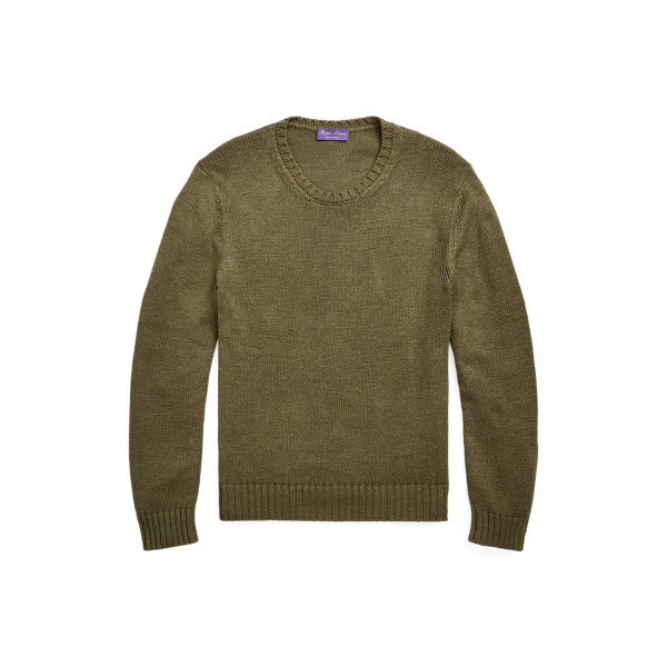 Silk-Linen Crewneck Jumper