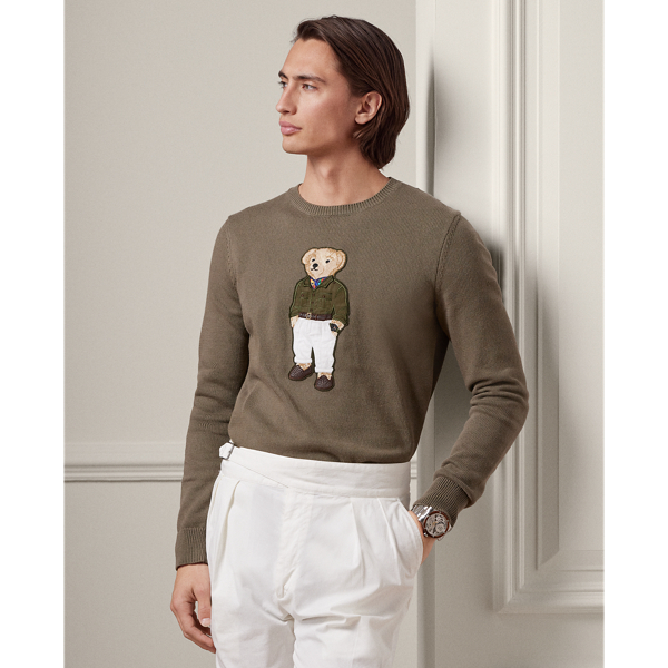 Polo Bear Cotton-Blend Jumper