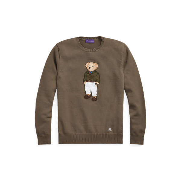 Polo Bear Cotton-Blend Jumper