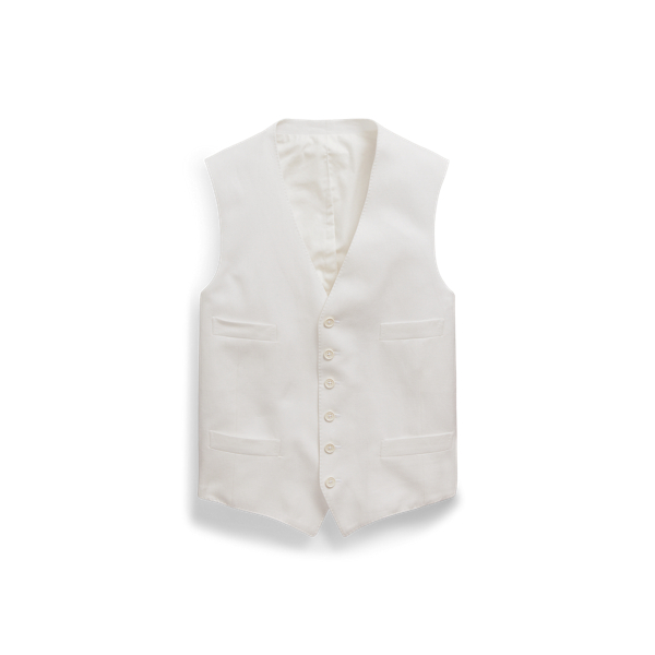 Gilet Uomo In Tweed Lana - Scollo A V Per Matrimoni Ed Eventi Formali - Foto 5