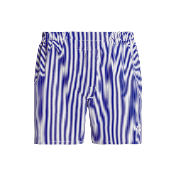 Striped Monogram Woven Cotton Boxer