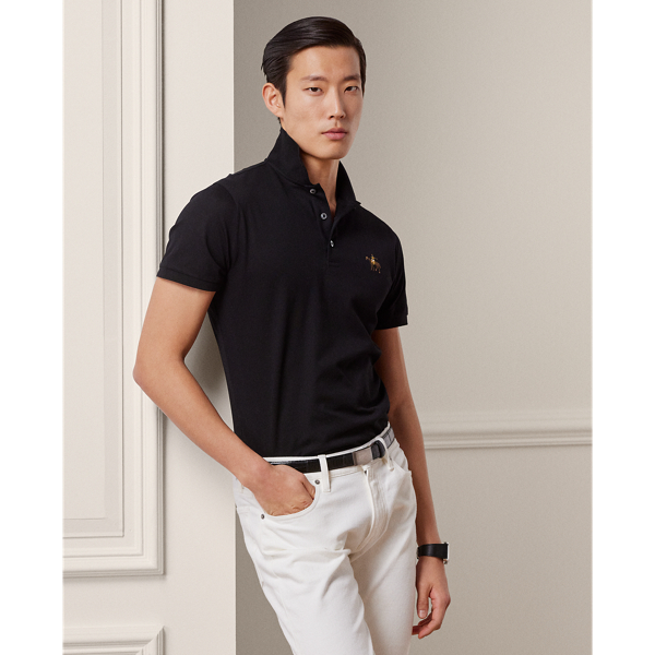 Custom Slim Fit Pique Polo Shirt