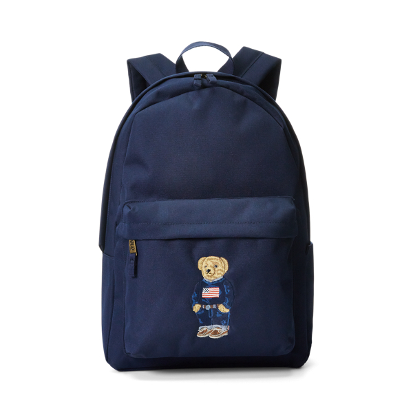 Polo Bear Canvas Backpack