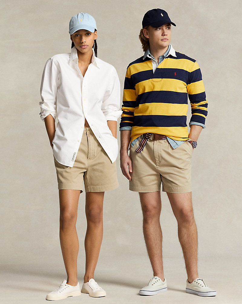 Cormac 12.7 cm Relaxed Fit Pleated Short Polo Ralph Lauren 1