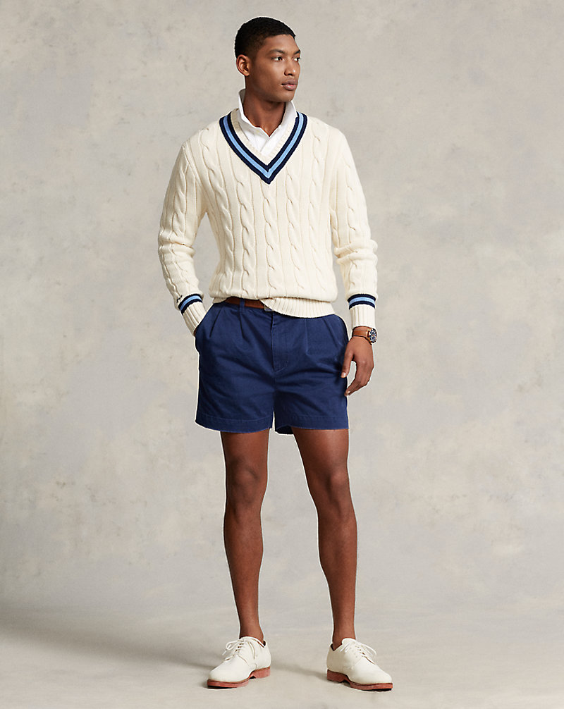 Cormac 12.7 cm Relaxed Fit Pleated Short Polo Ralph Lauren 1