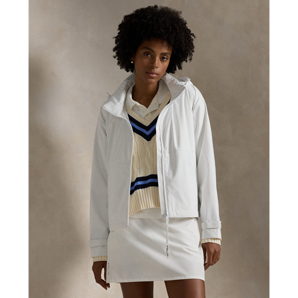 A water repellent hooded jacket deals
