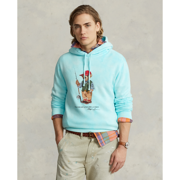 Sweat à capuche Polo Bear tie-dye