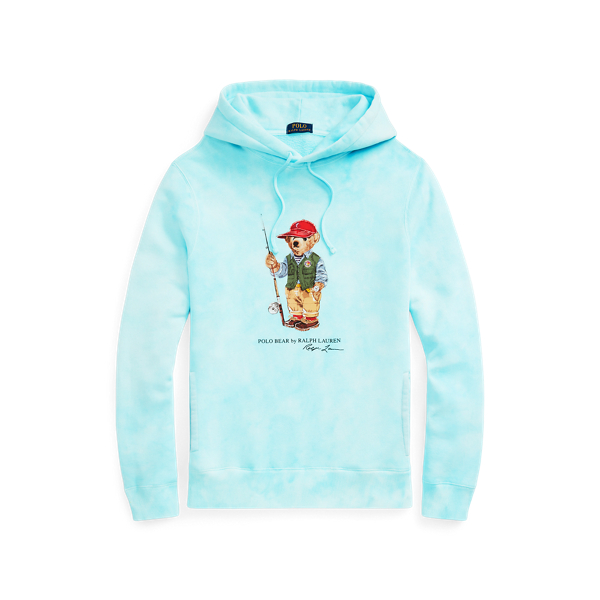 Polo Bear Tie-Dye Fleece Hoodie for Men | Ralph Lauren® UK