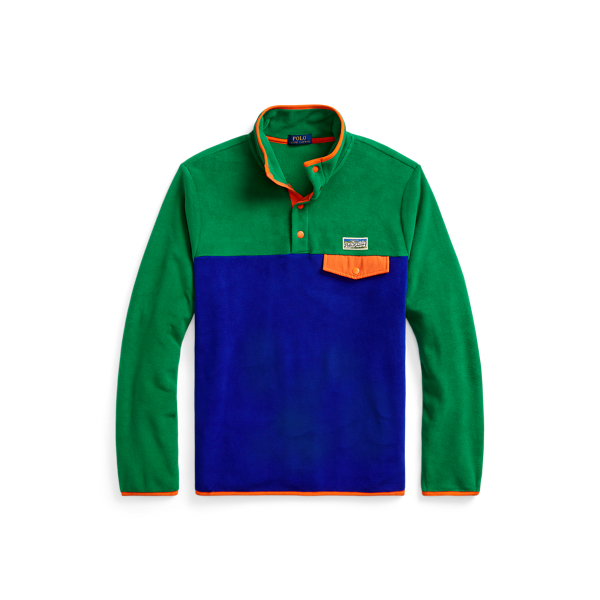 21+ Color Block Fleece Pullover