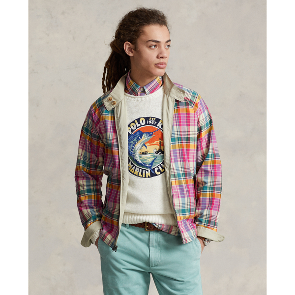Reversible Madras-Twill Jacket