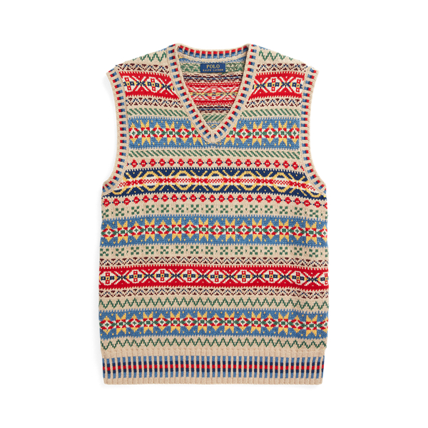 Robe Pull Saltrock Pour Fille – 12-13 Ans, Rose, Motif Fair Isle, Coton, Occasion