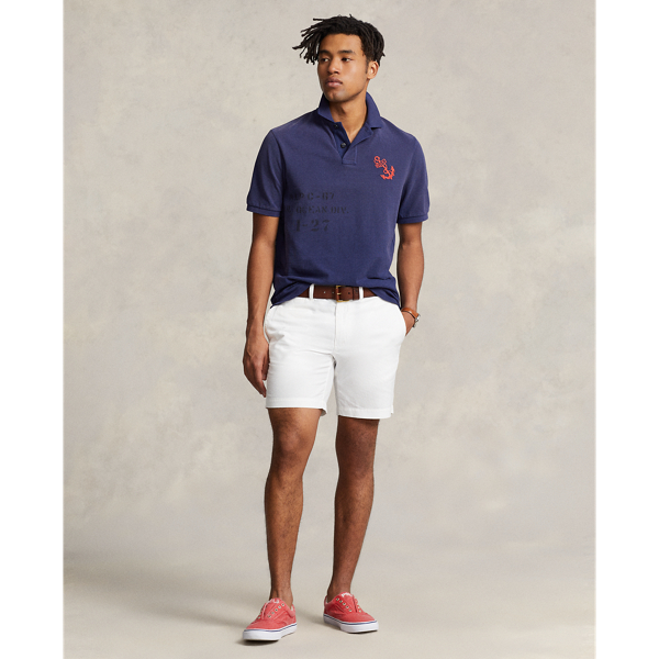 20-cm Straight Fit Linen-Cotton Short Polo Ralph Lauren 1