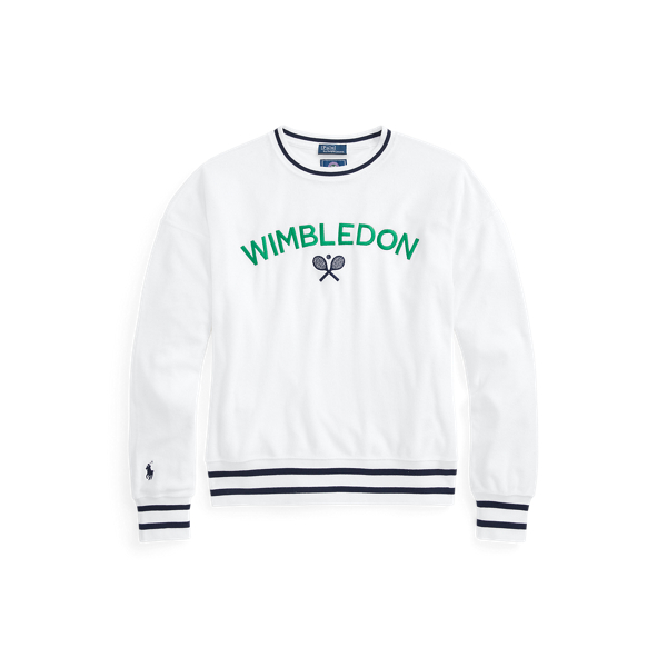 Wimbledon Embroidered Terry Sweatshirt