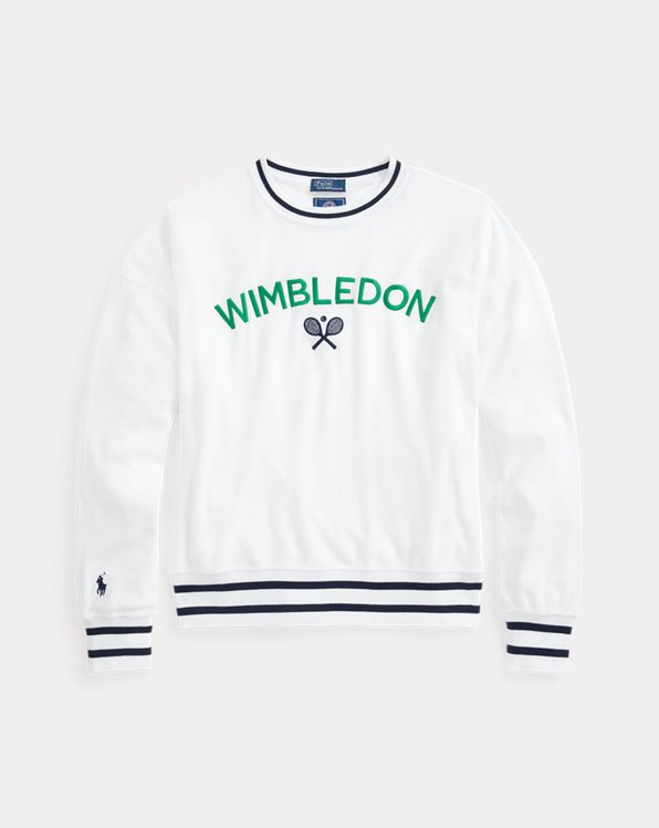 Wimbledon Embroidered Terry Sweatshirt