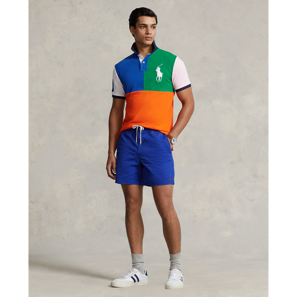 Polo Ralph Lauren Custom Slim Fit Big Pony Mesh Polo Shirt 3