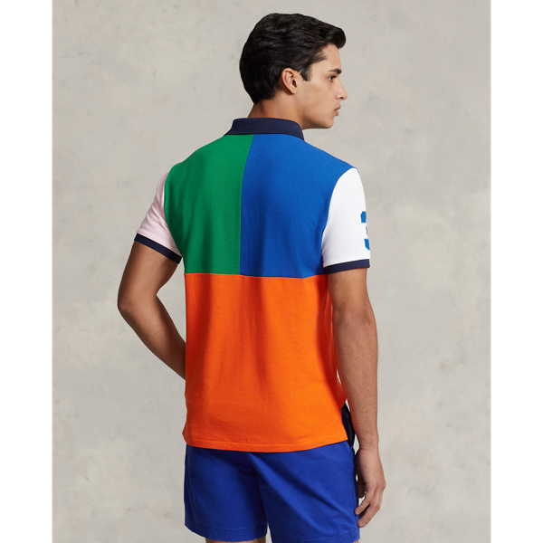 Polo Ralph Lauren Custom Slim Fit Big Pony Mesh Polo Shirt 4